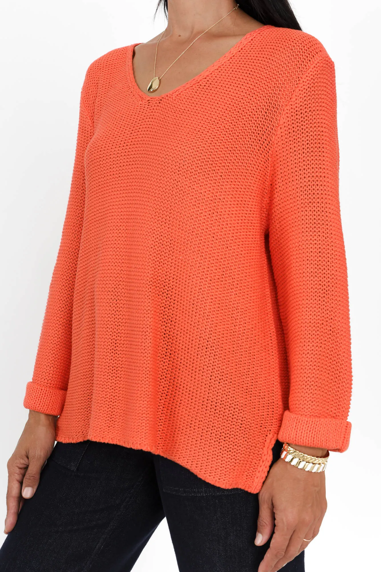 Toulouse Orange Cotton Jumper sold by Blue Bungalow product image thumbnail 5