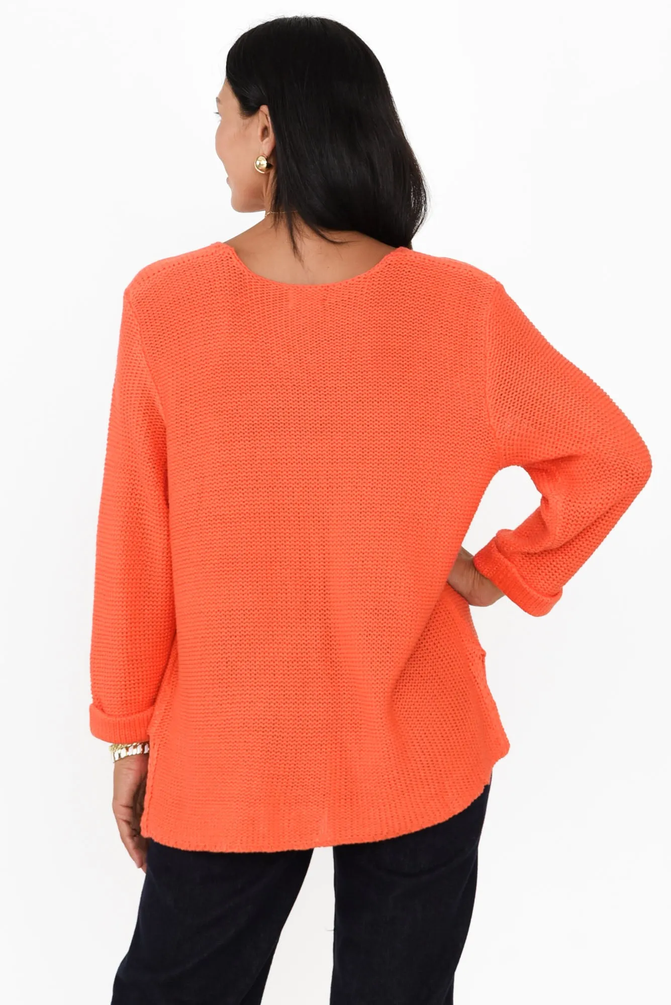 Toulouse Orange Cotton Jumper sold by Blue Bungalow product image thumbnail 4