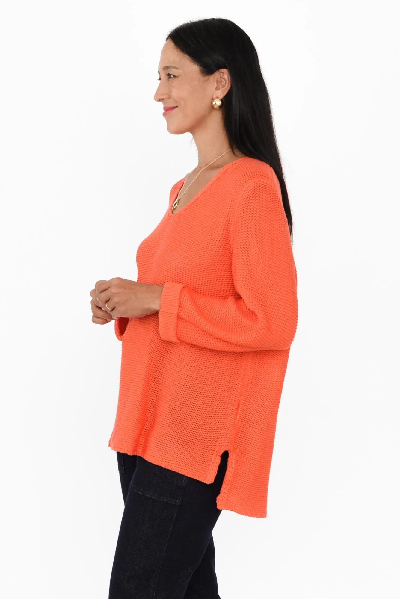 Toulouse Orange Cotton Jumper sold by Blue Bungalow product image thumbnail 3