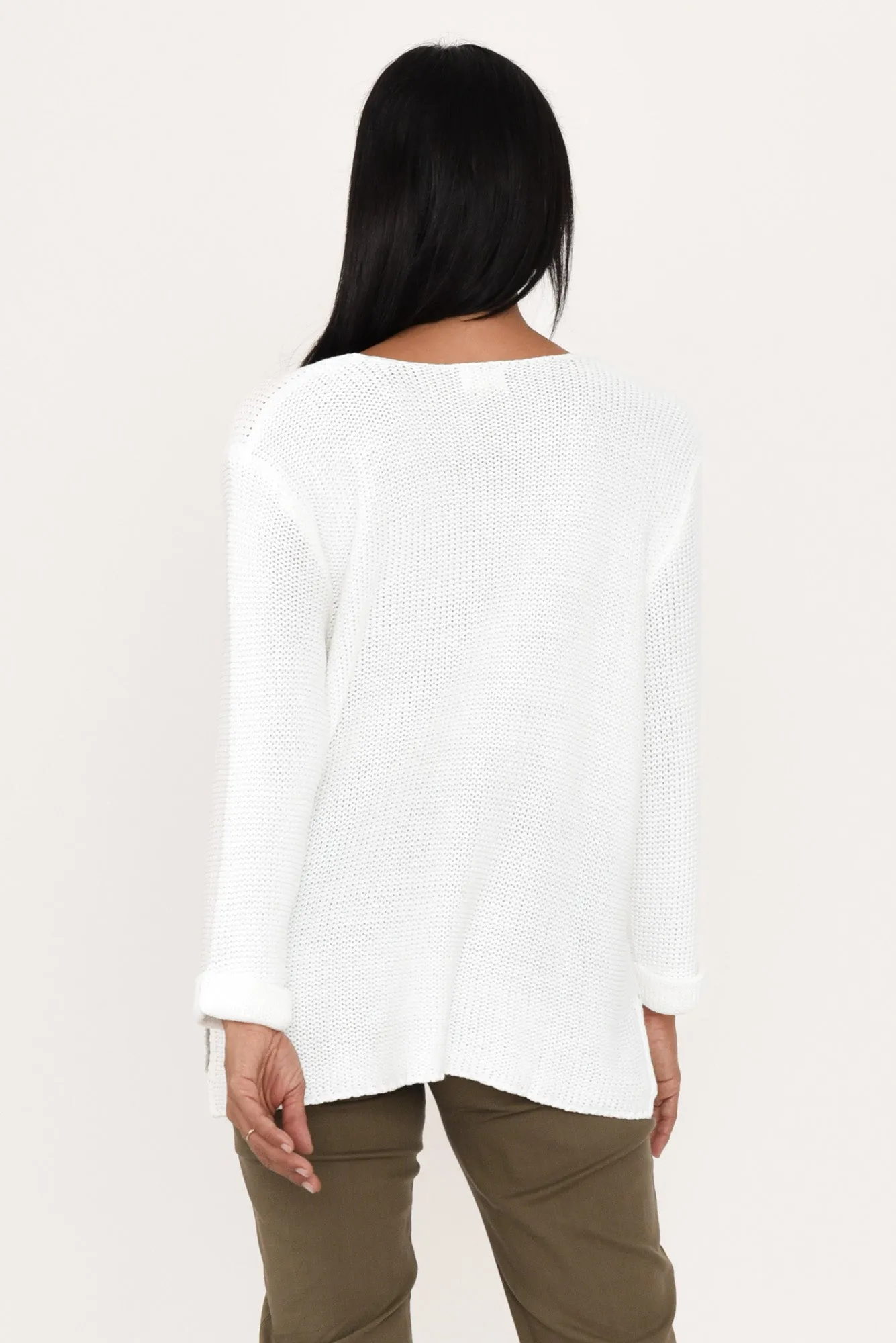Toulouse White Cotton Jumper sold by Blue Bungalow product image thumbnail 4