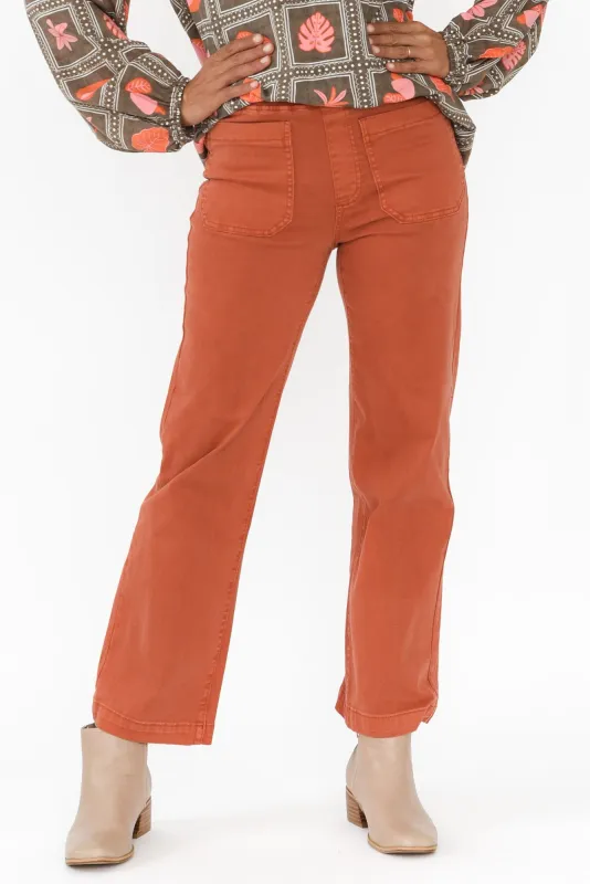 Carpenter Rust Stretch Jeans sold by Blue Bungalow