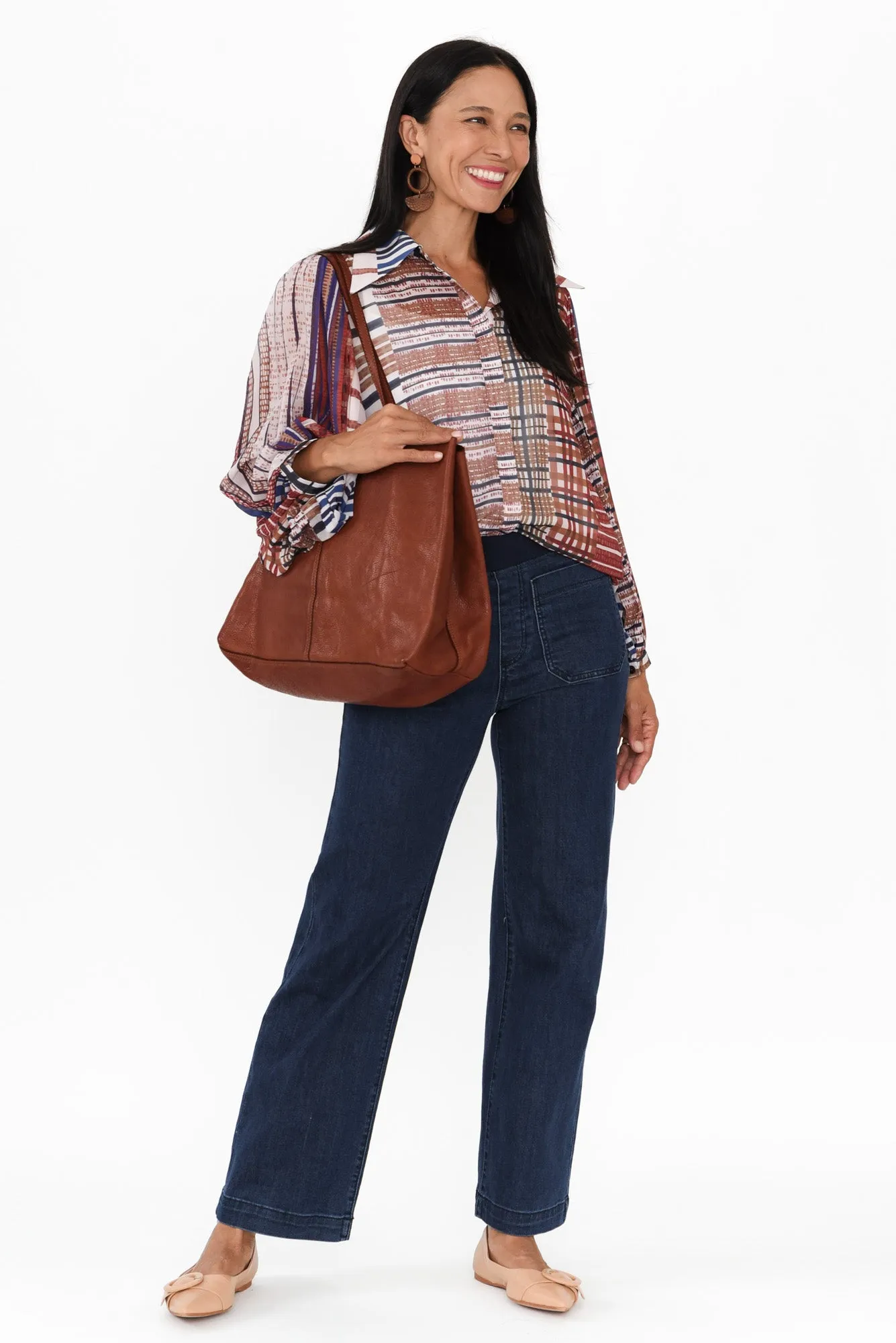 Carpenter Dark Denim Stretch Jeans sold by Blue Bungalow product image thumbnail 2