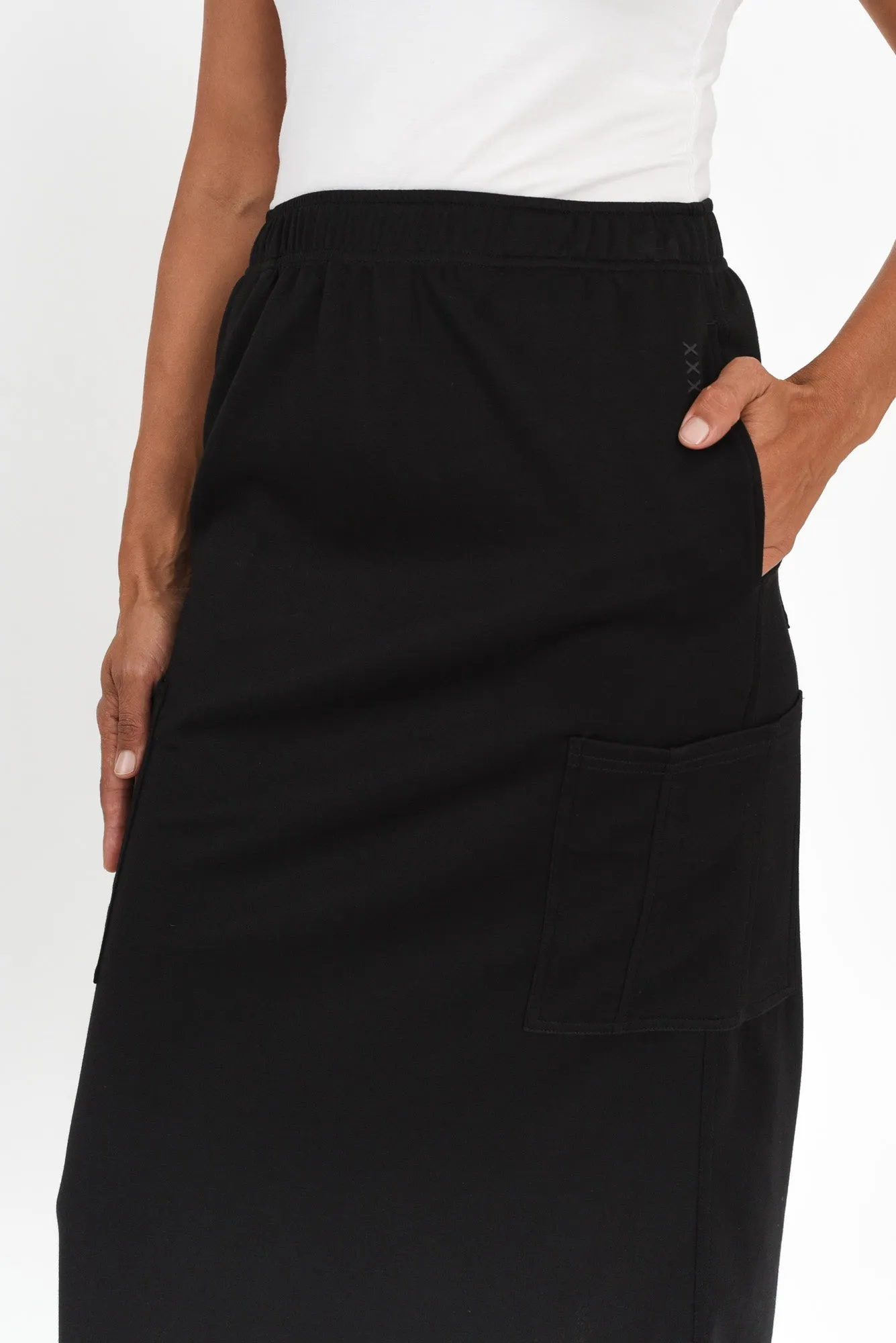 Urban Black Cargo Skirt sold by Blue Bungalow product image thumbnail 3