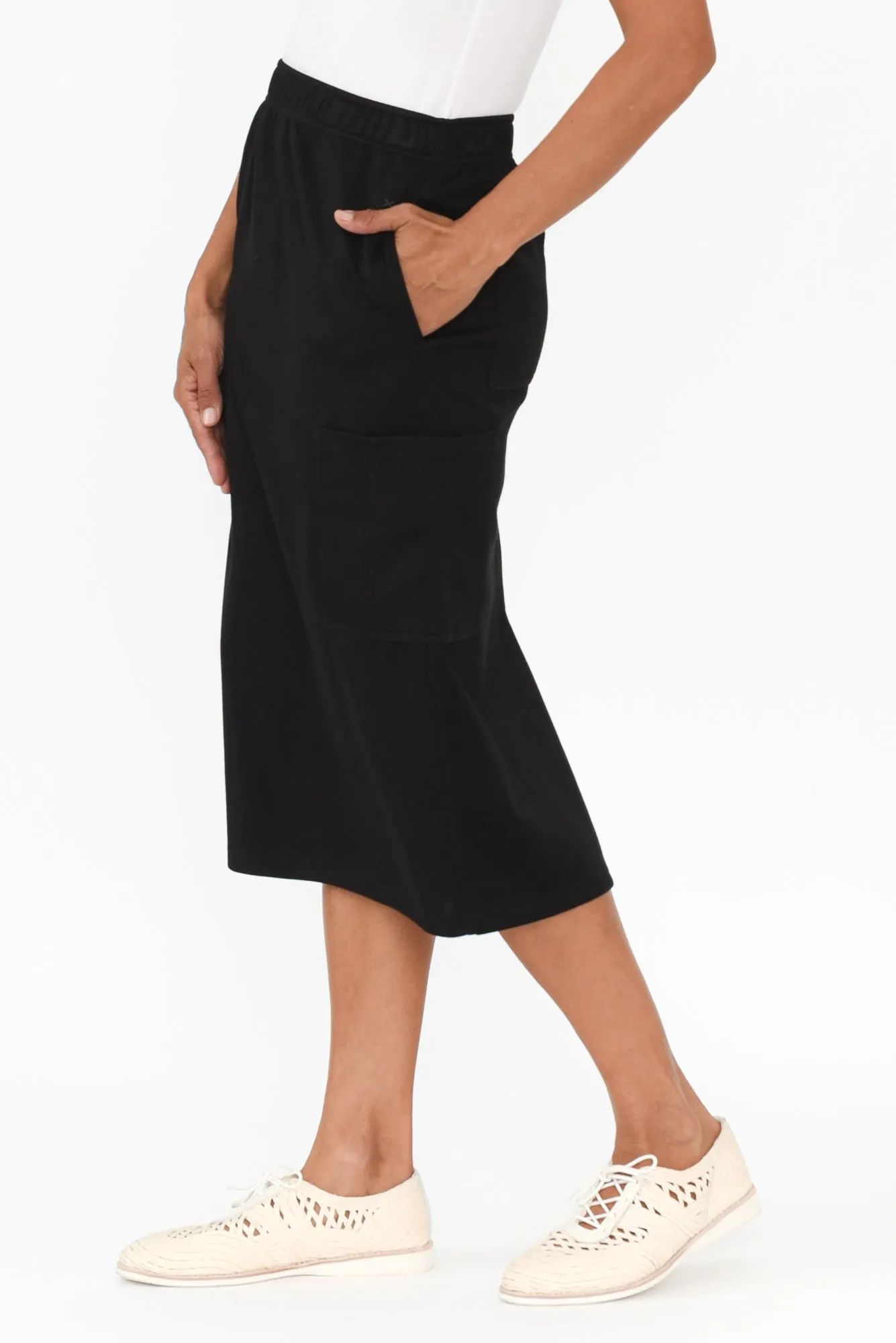 Urban Black Cargo Skirt sold by Blue Bungalow product image thumbnail 4