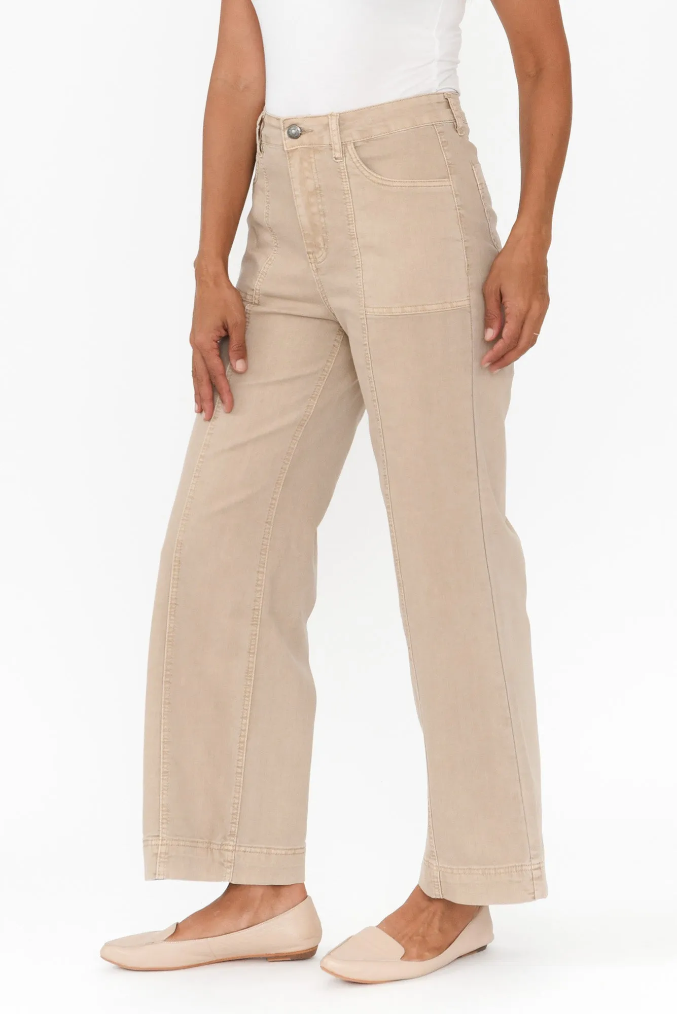 Sabrina Natural Cotton Stretch Jeans sold by Blue Bungalow product image thumbnail 4
