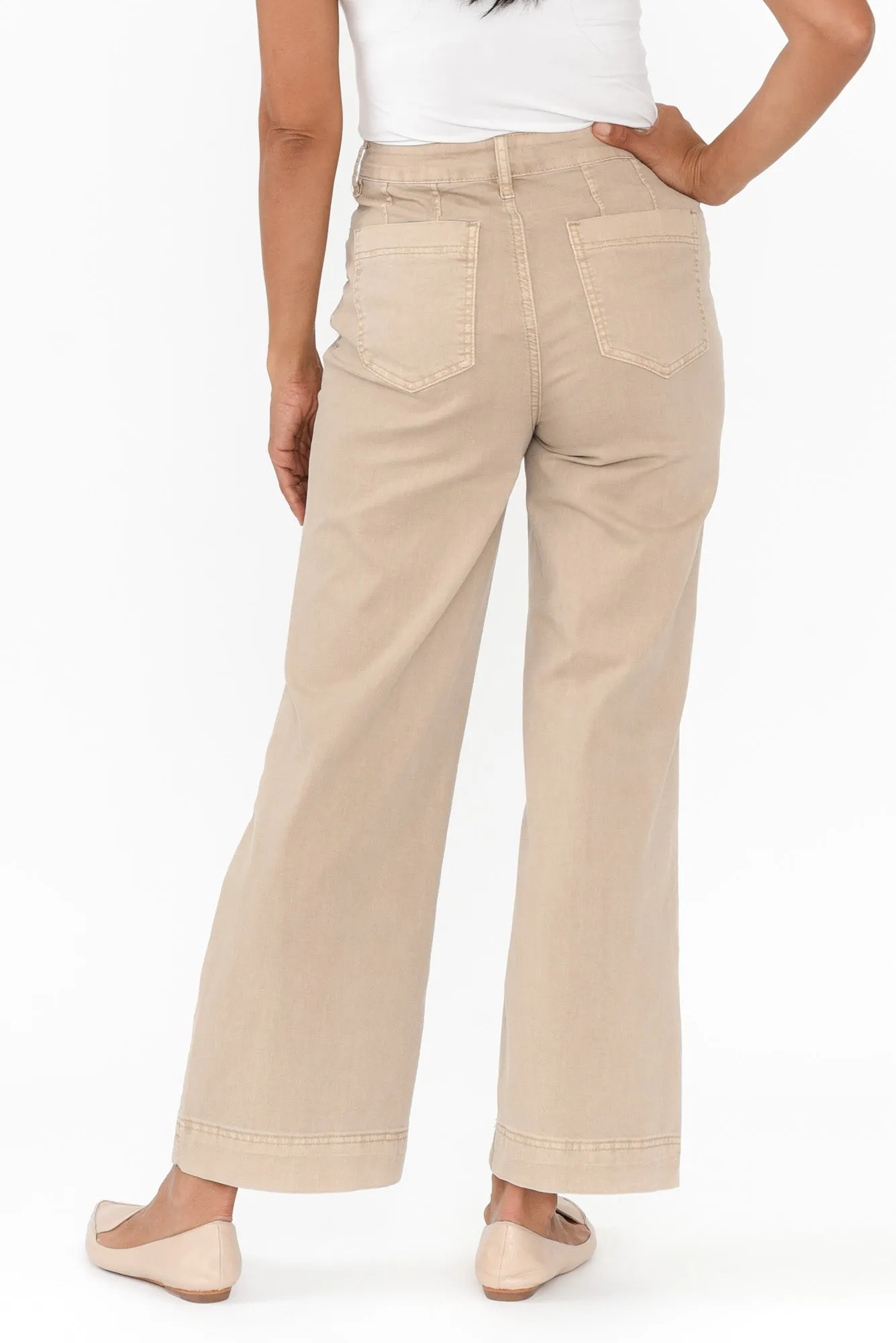 Sabrina Natural Cotton Stretch Jeans sold by Blue Bungalow product image thumbnail 5