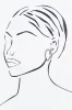 Dolce Vita Silver Diamante Hoop Earrings sold by Blue Bungalow