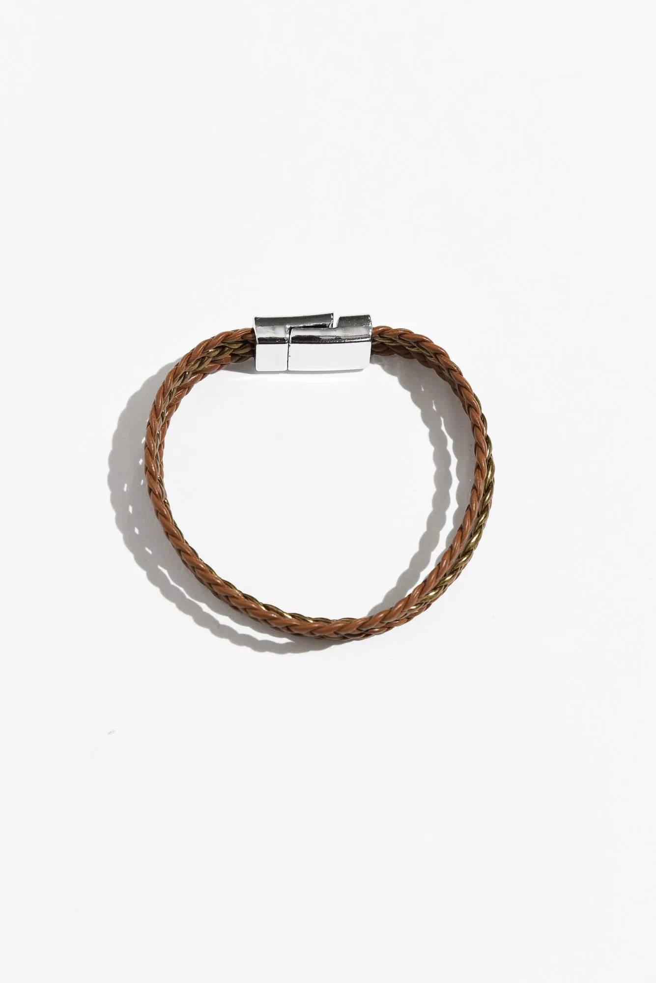 Nyla Brown Braided Bracelet sold by Blue Bungalow product image thumbnail 2