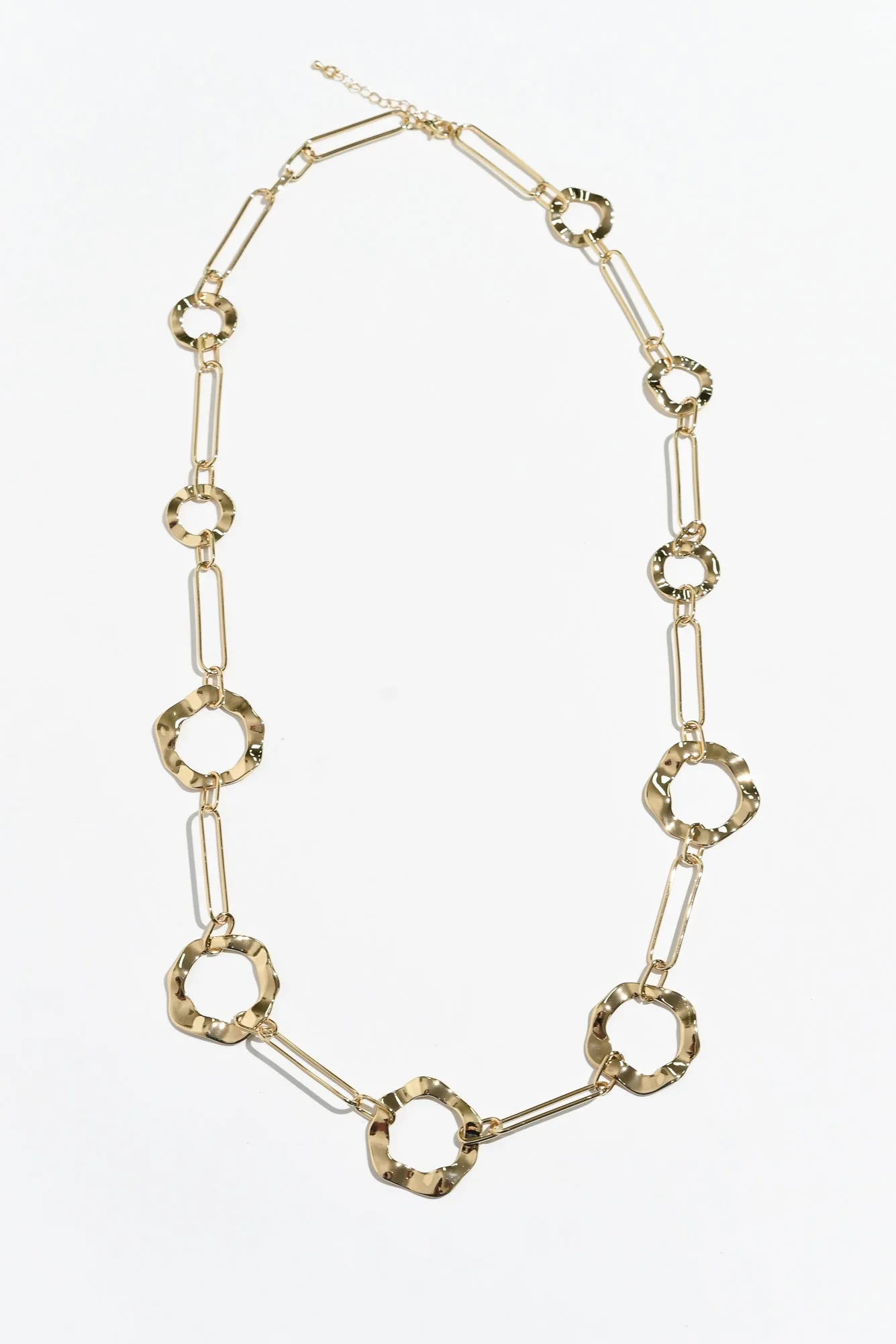Remi Gold Ring Link Necklace sold by Blue Bungalow product image thumbnail 2
