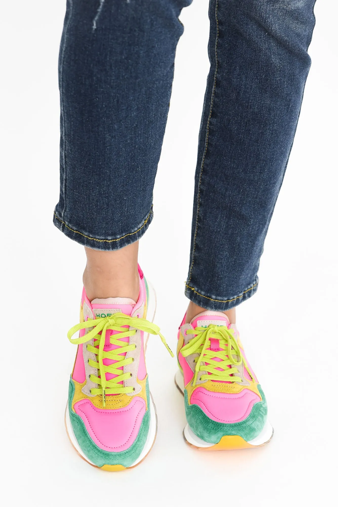 City Pink Multi Leather Sneaker sold by Blue Bungalow product image thumbnail 2