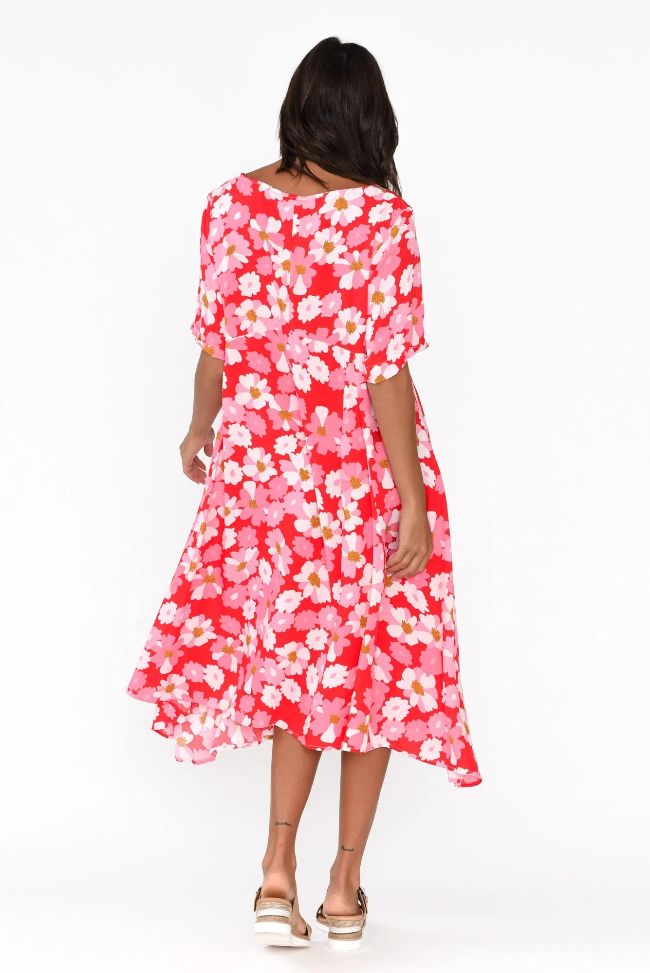 Zaelia Pink Blossom Crescent Dress sold by Blue Bungalow product image thumbnail 5