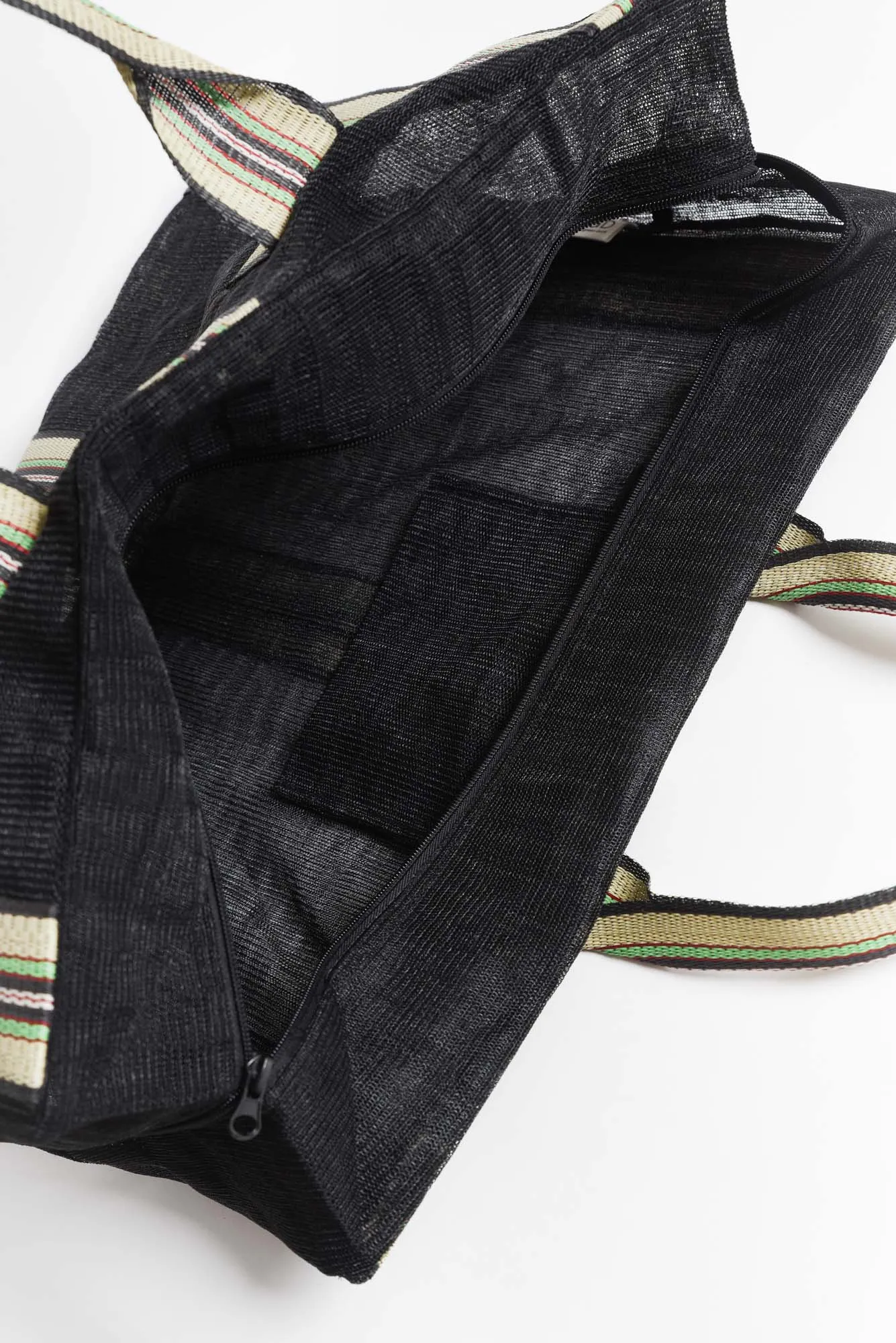 Cupid Black Mesh Tote Bag sold by Blue Bungalow product image thumbnail 3