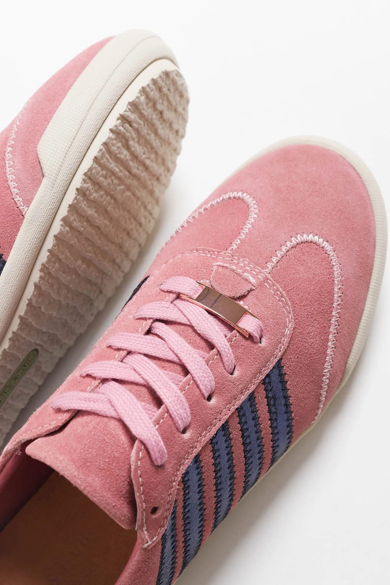 Jaddy Pink Stripe Suede Sneaker sold by Blue Bungalow product image thumbnail 4