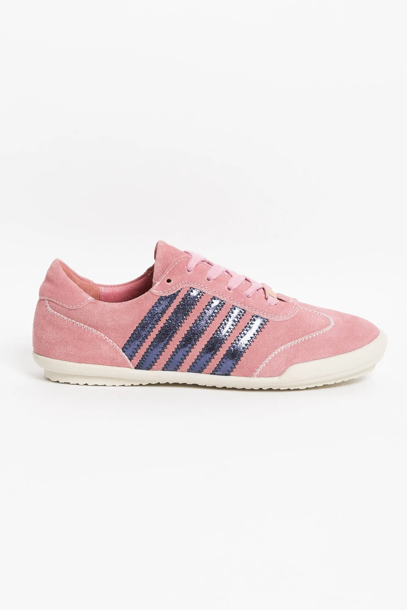 Jaddy Pink Stripe Suede Sneaker sold by Blue Bungalow product image thumbnail 3