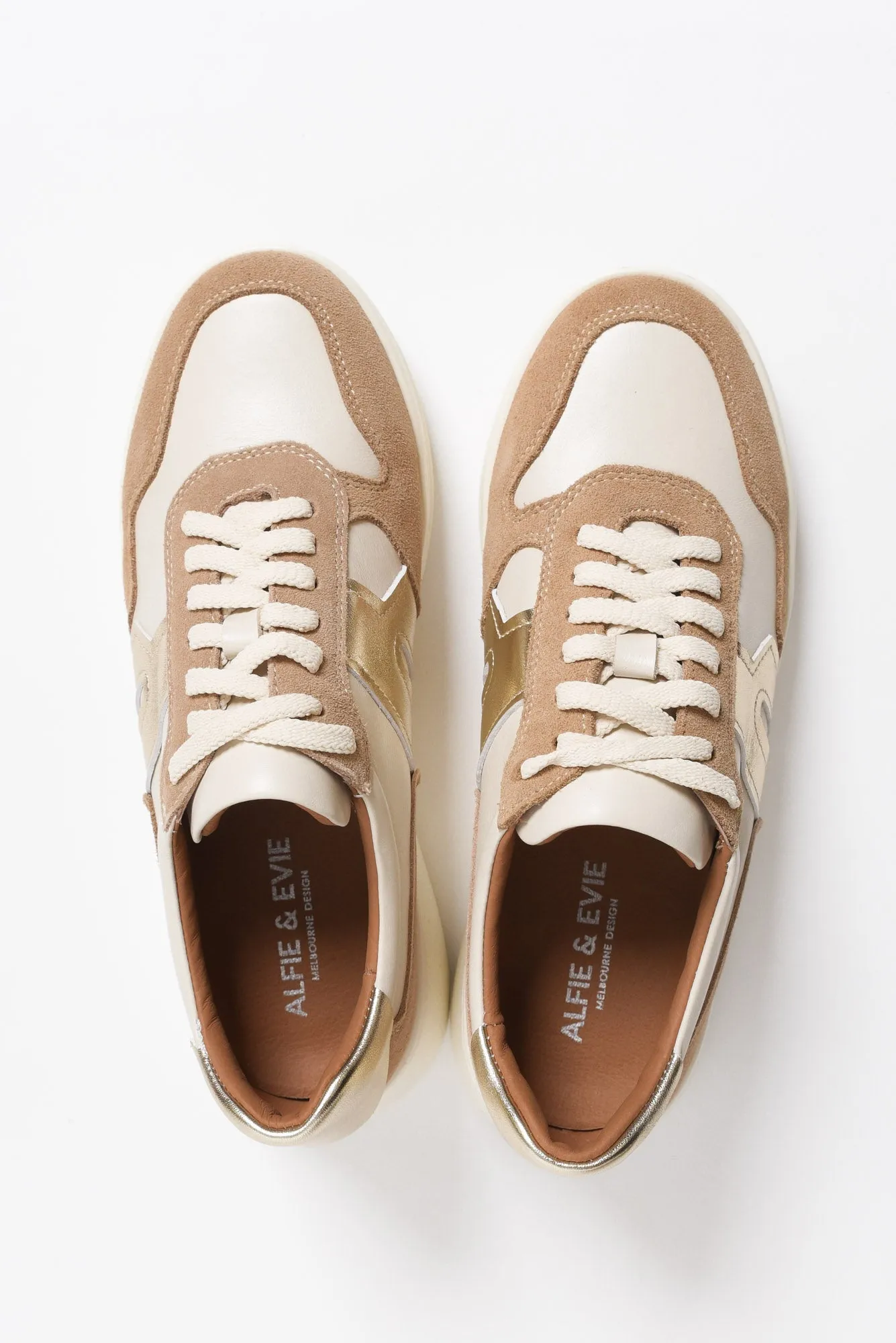 Thomas Mocha Leather Platform Sneaker sold by Blue Bungalow product image thumbnail 4