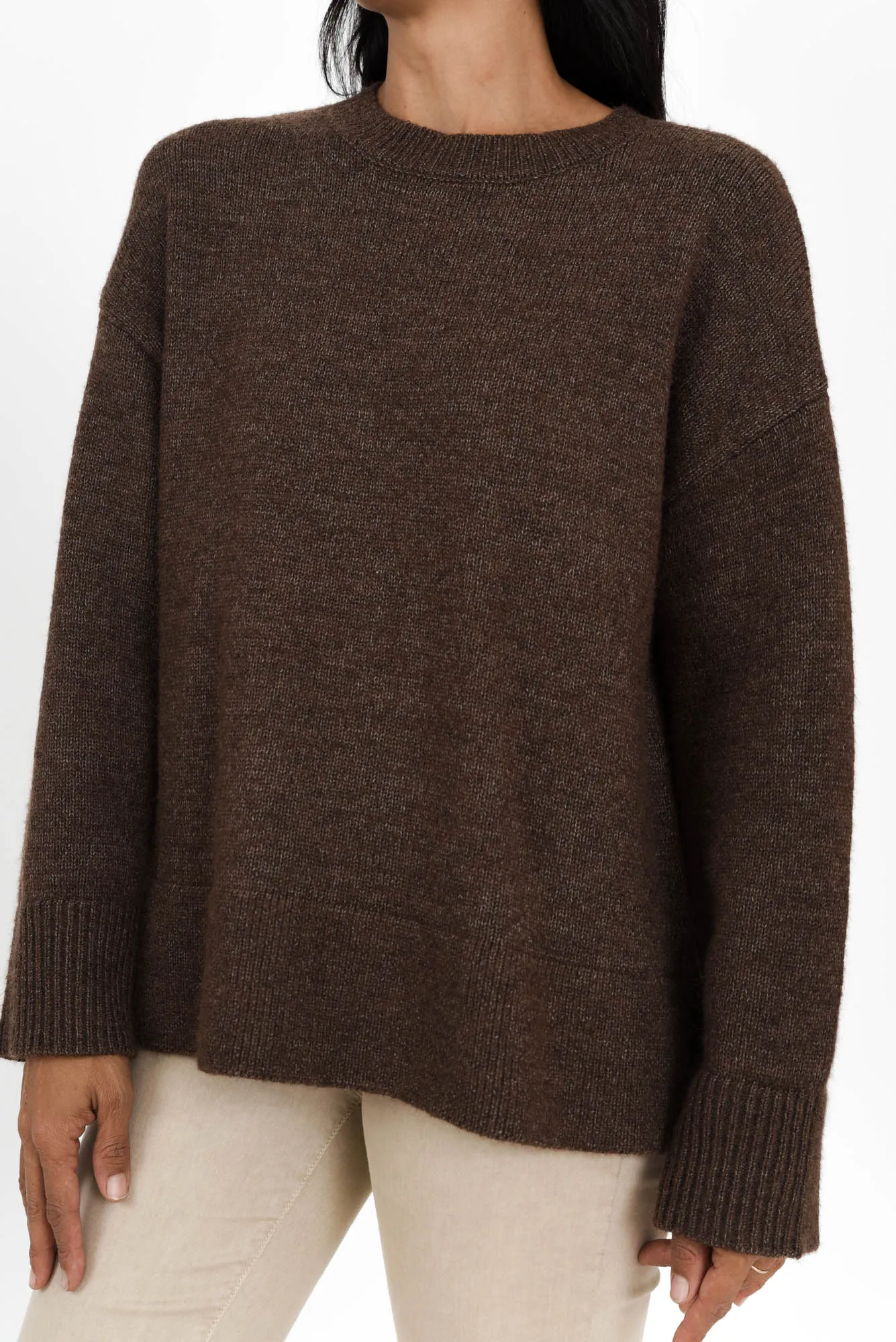 Edith Brown Knit Jumper sold by Blue Bungalow product image thumbnail 5