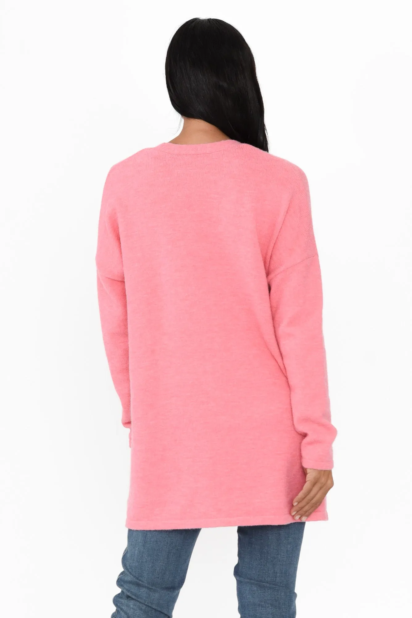 Emy Pink Knit Cardigan sold by Blue Bungalow product image thumbnail 4
