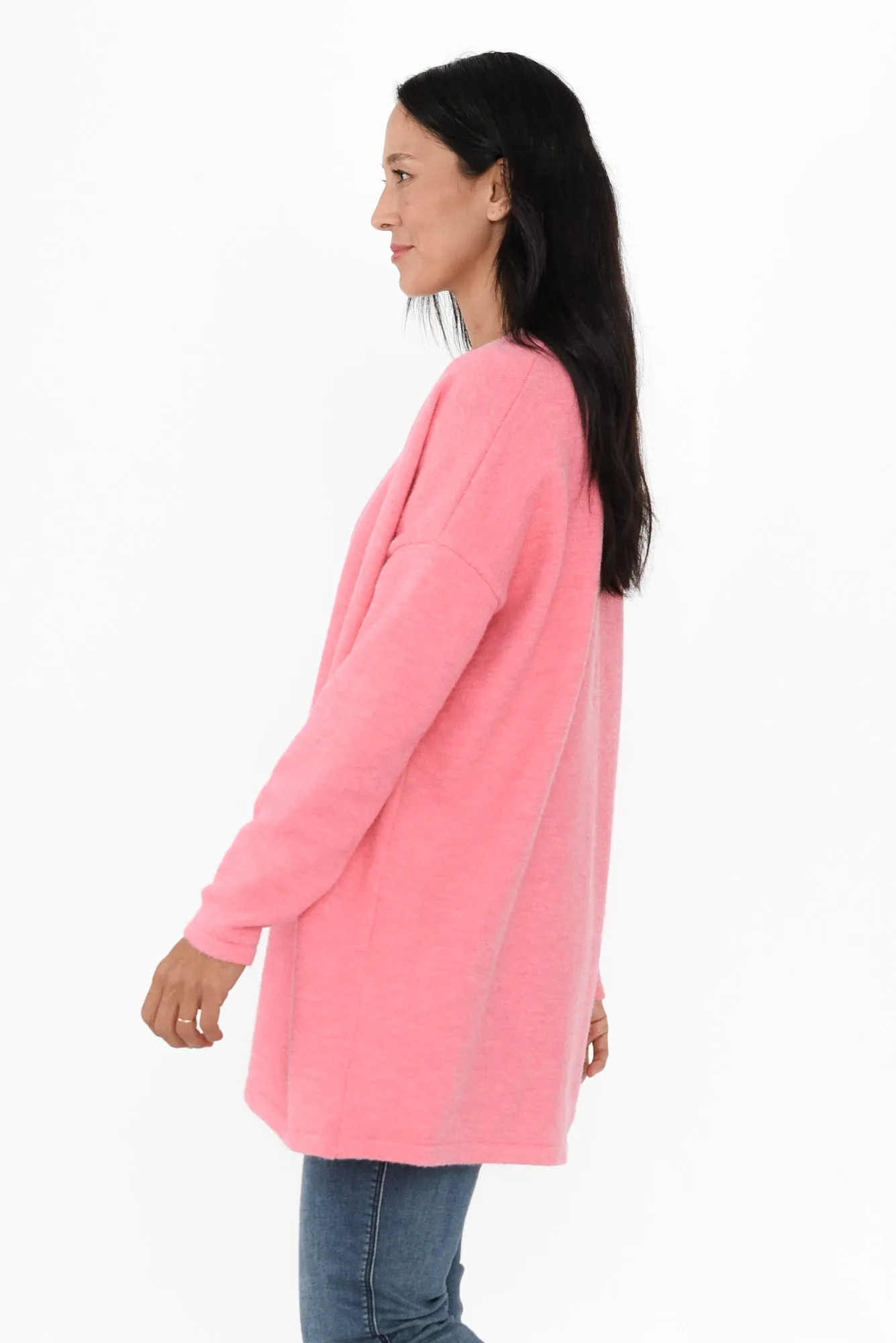 Emy Pink Knit Cardigan sold by Blue Bungalow product image thumbnail 3