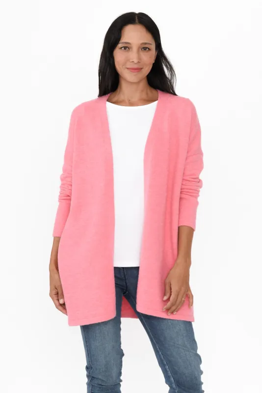 Emy Pink Knit Cardigan sold by Blue Bungalow