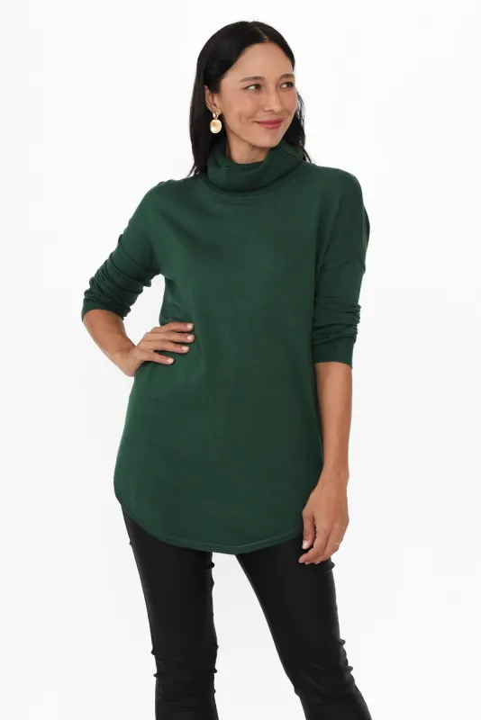 Fleur Emerald Knit Jumper sold by Blue Bungalow