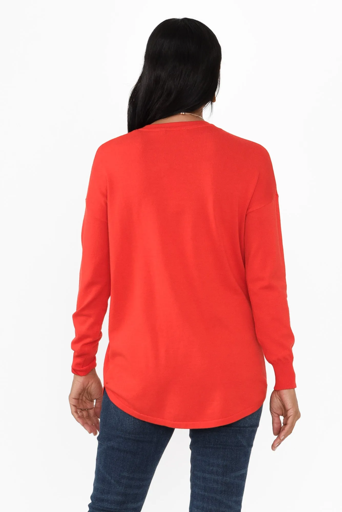 Sophie Cherry Knit Jumper sold by Blue Bungalow product image thumbnail 4