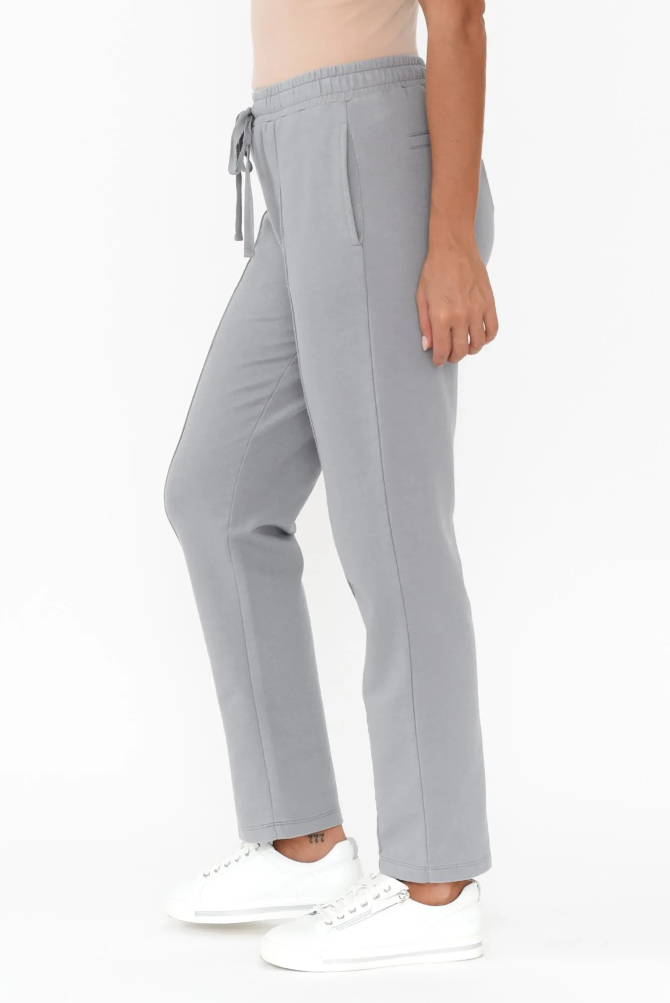 Leola Steel Cotton Sweatpants sold by Blue Bungalow product image thumbnail 4