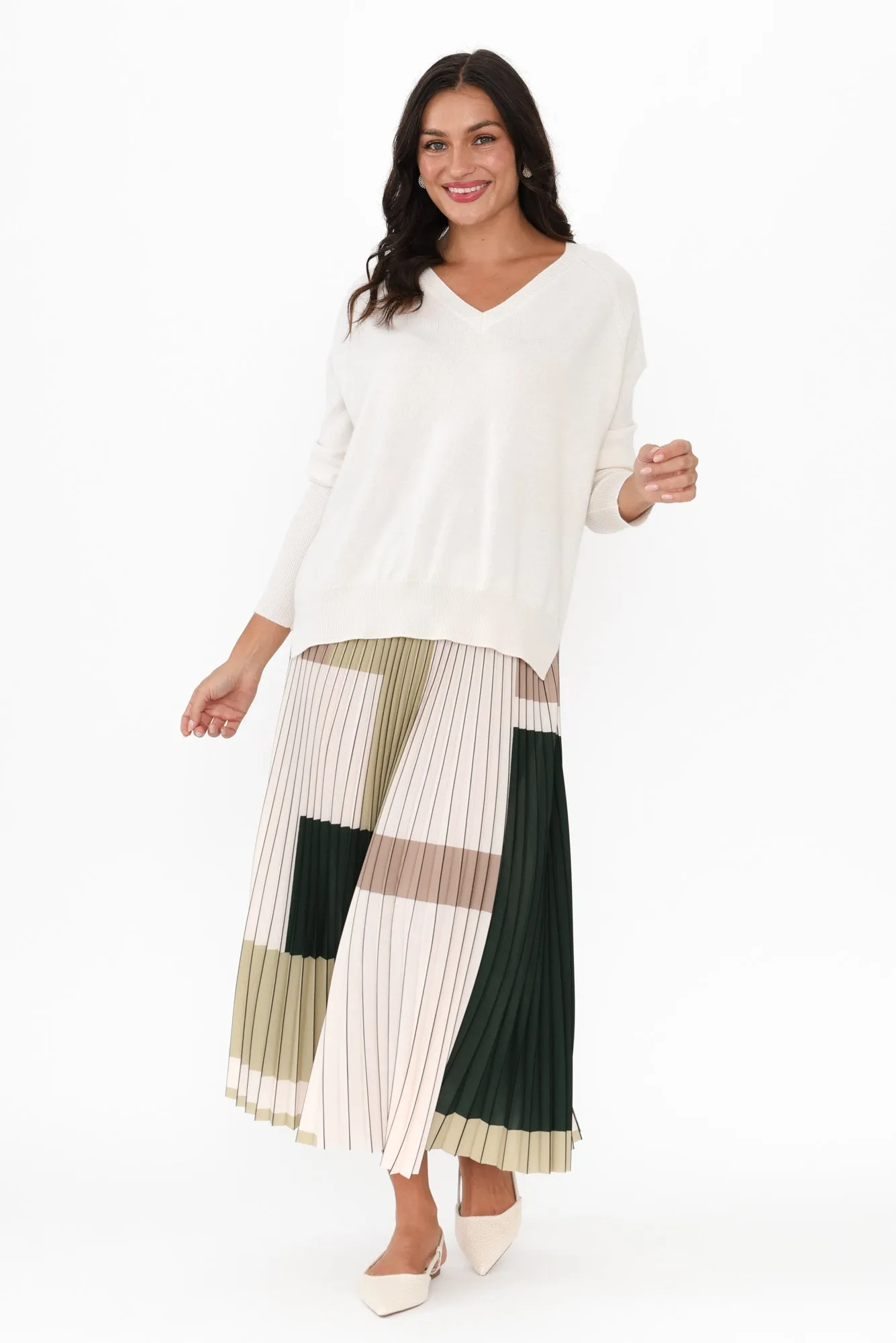 Journi Cream Cashmere Knit Jumper sold by Blue Bungalow product image thumbnail 2