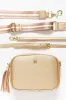 Donna Gold Crossbody Bag sold by Blue Bungalow