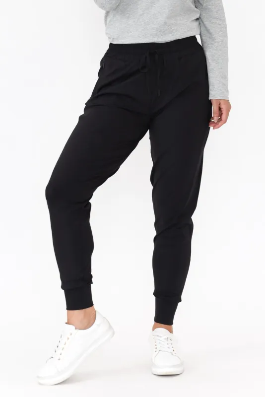 Collins Black Tie Jogger Pants sold by Blue Bungalow