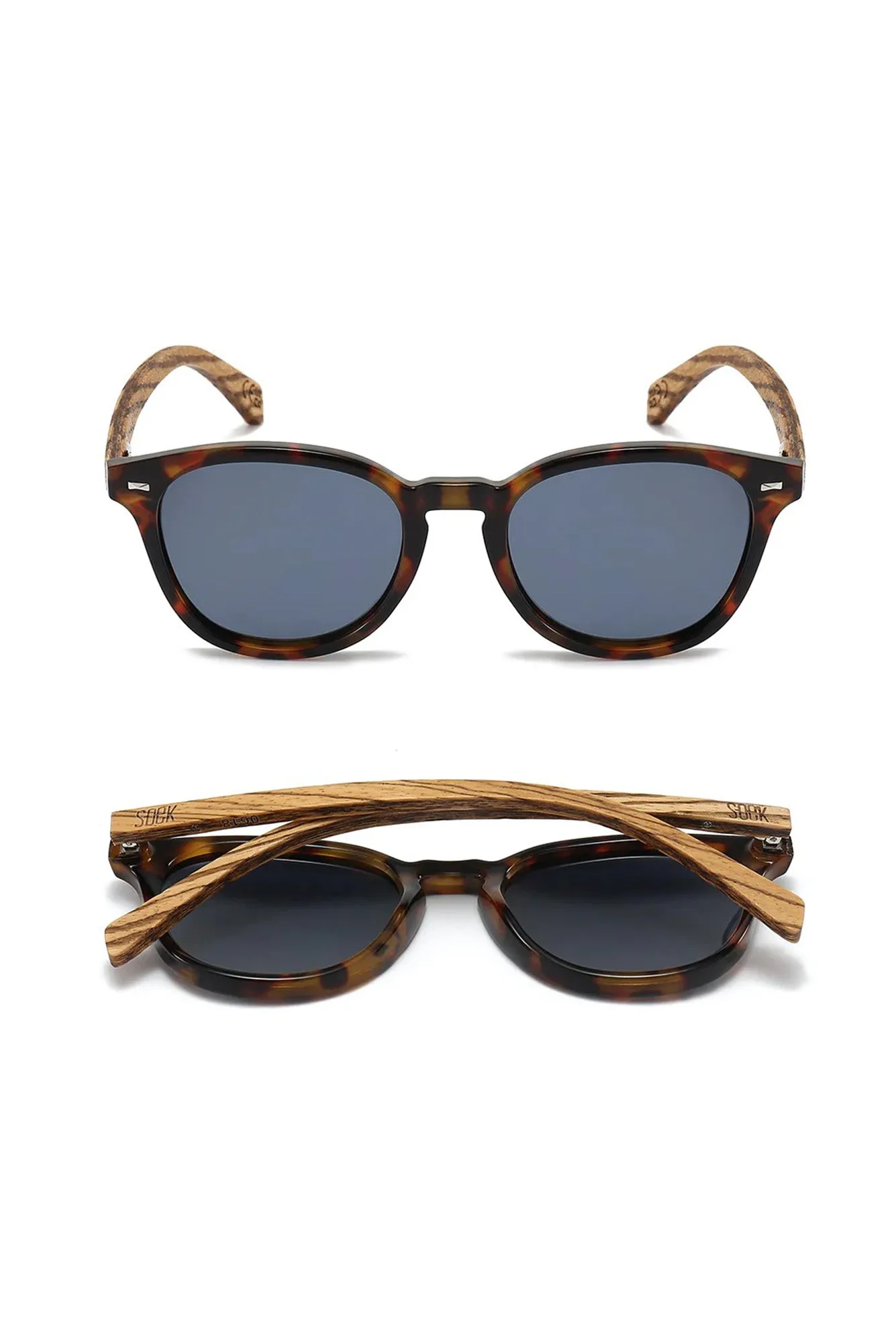 Taine Tortoiseshell Wooden Sunglasses sold by Blue Bungalow product image thumbnail 2