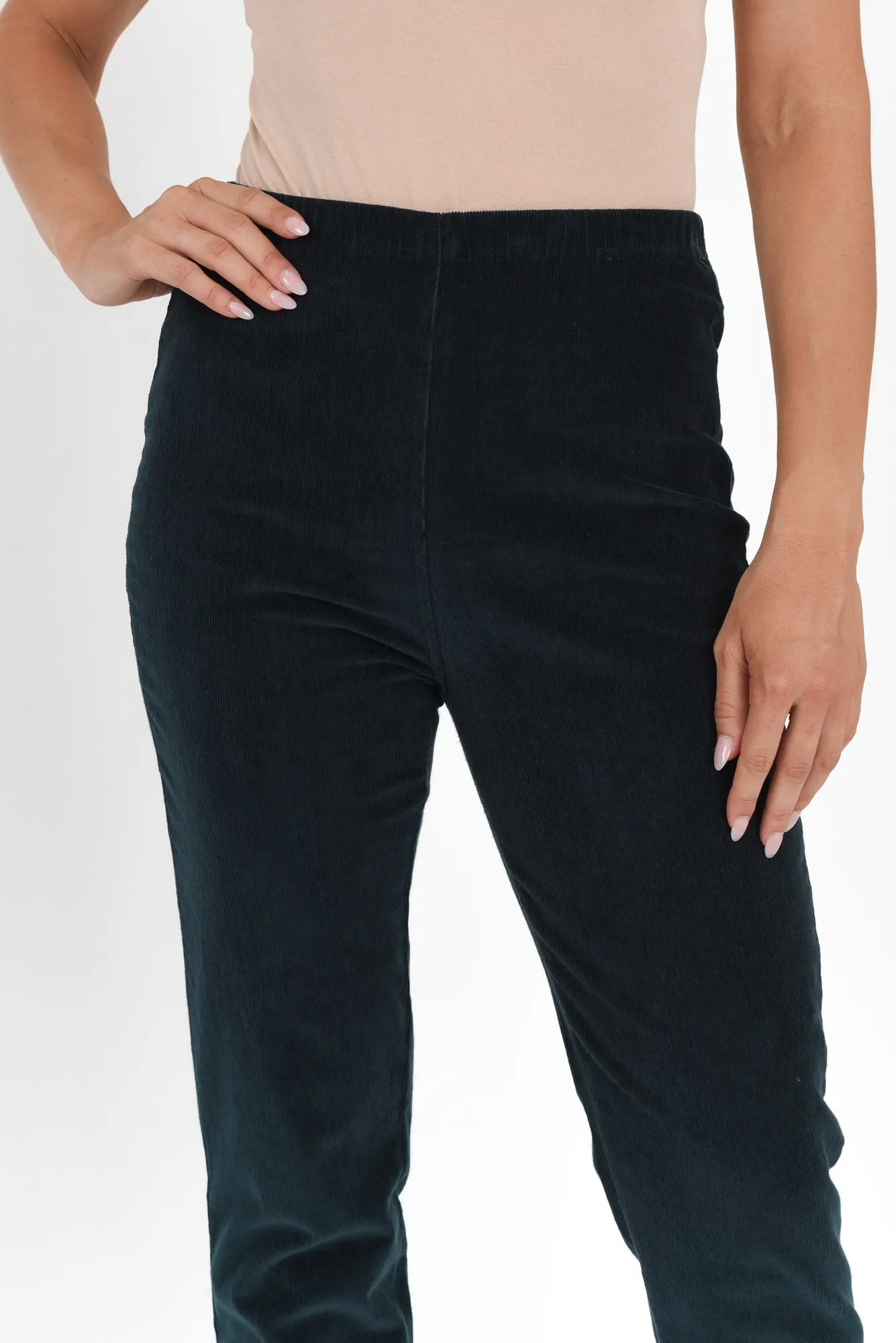 Jagger Navy Cotton Stretch Pants sold by Blue Bungalow product image thumbnail 5