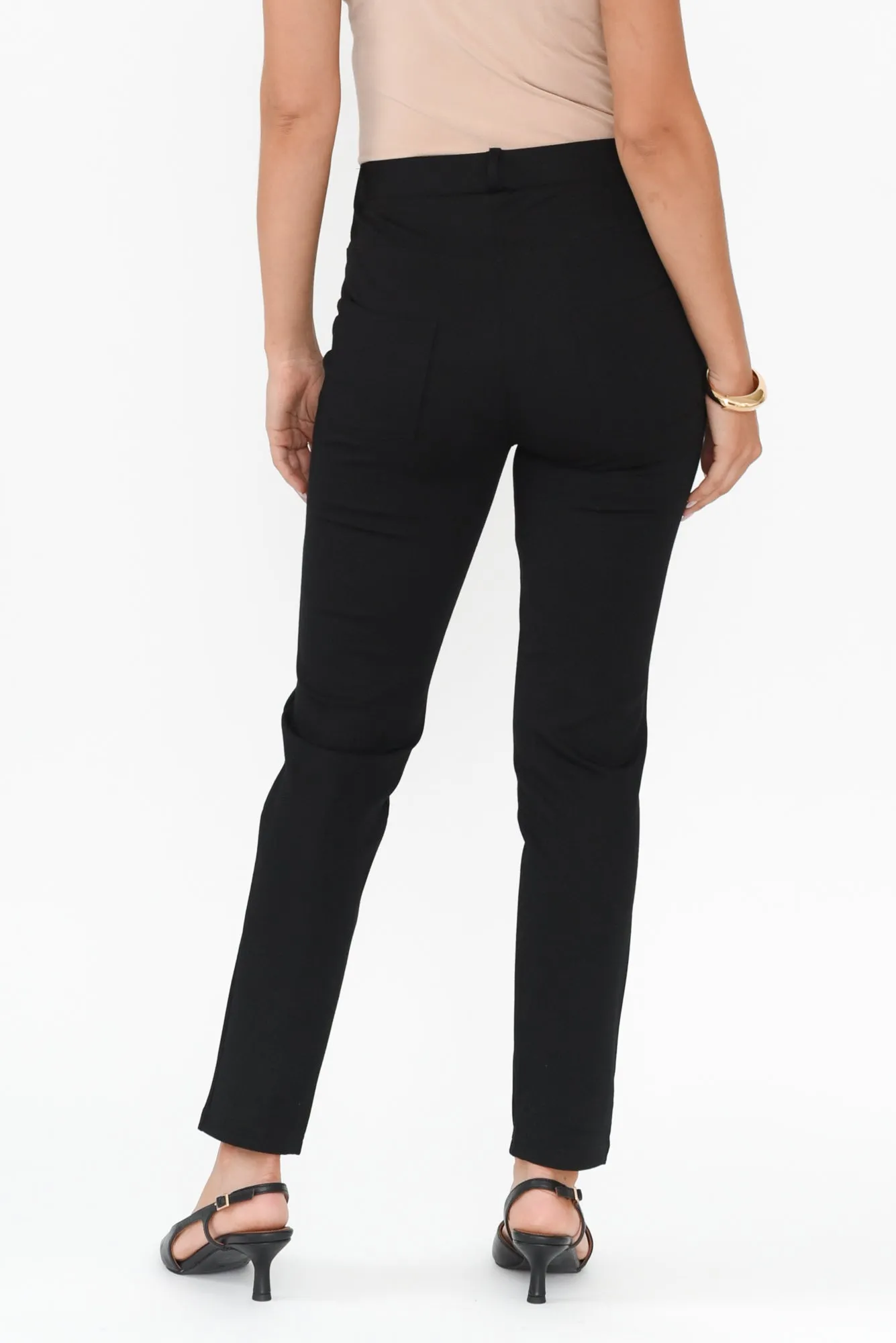 Emery Black Ponte Pants sold by Blue Bungalow product image thumbnail 4