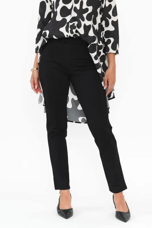 Emery Black Ponte Pants sold by Blue Bungalow