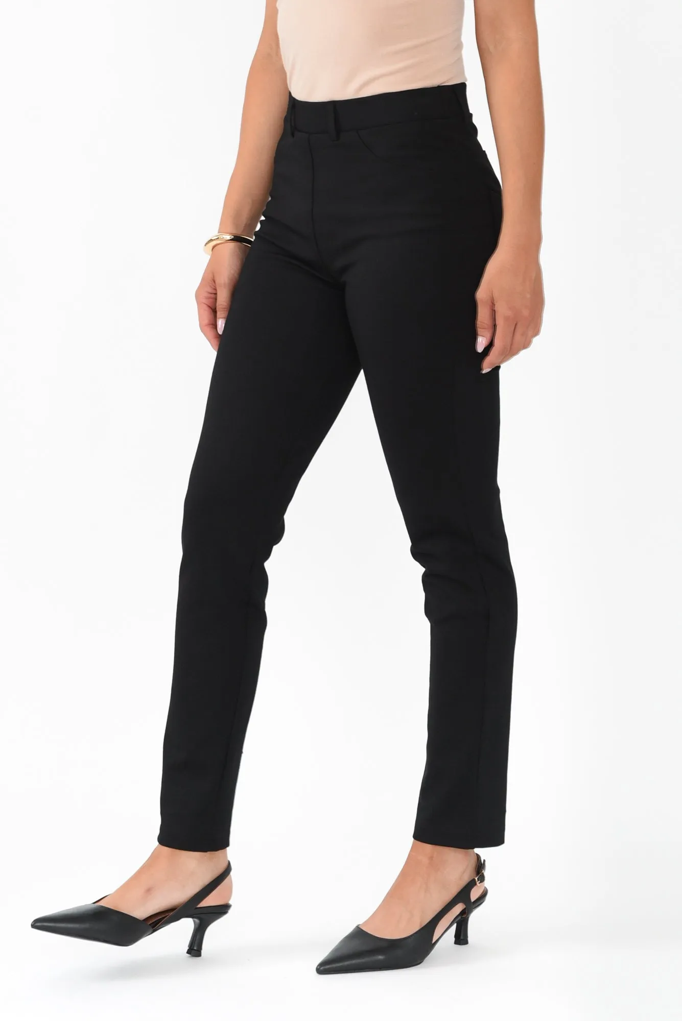 Emery Black Ponte Pants sold by Blue Bungalow product image thumbnail 3