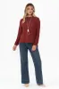 Maude Rust Organic Cotton Knit Jumper sold by Blue Bungalow
