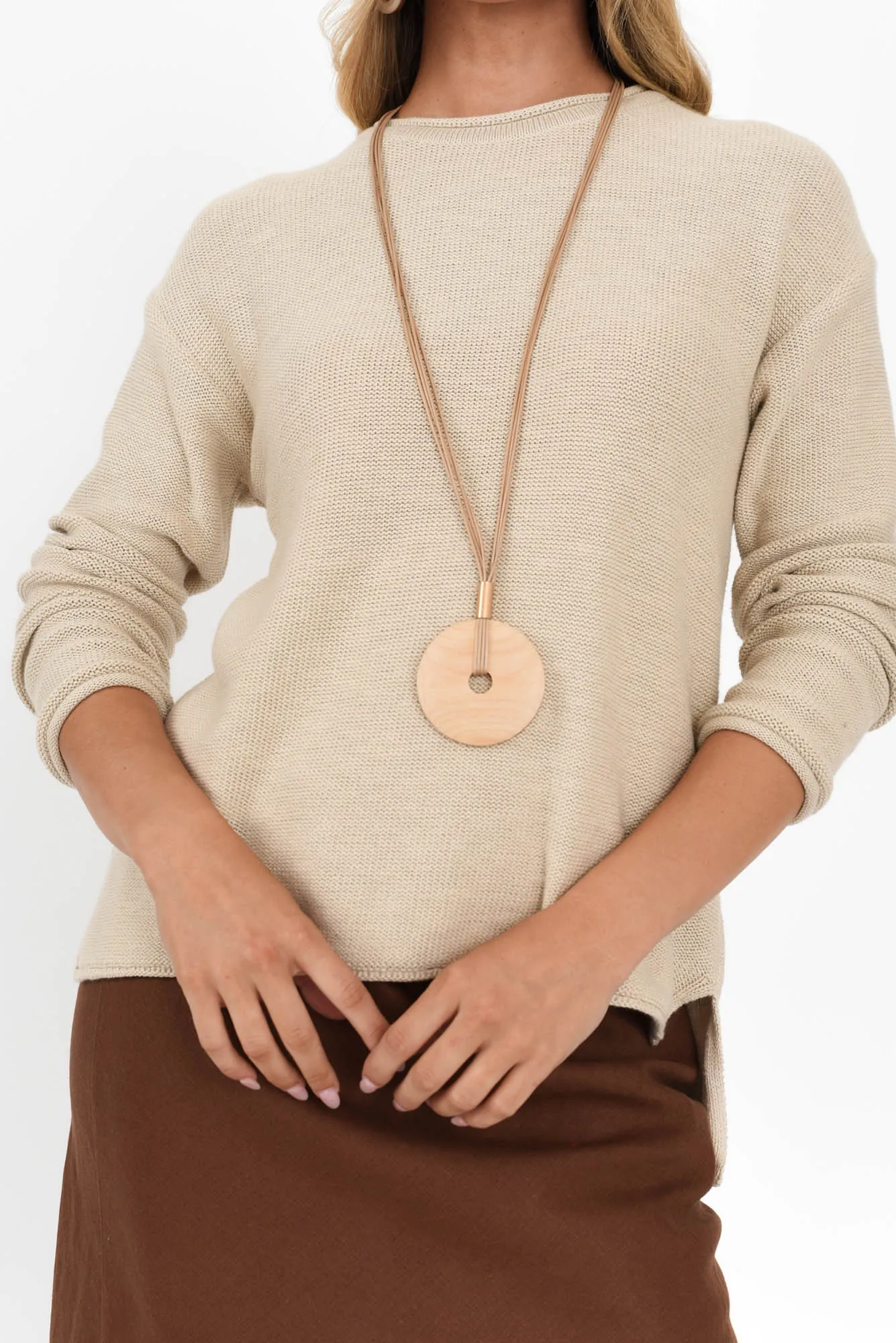 Maude Cream Organic Cotton Knit Jumper sold by Blue Bungalow product image thumbnail 5