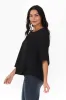 Liora Black Layered Top sold by Blue Bungalow