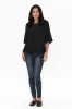 Liora Black Layered Top sold by Blue Bungalow