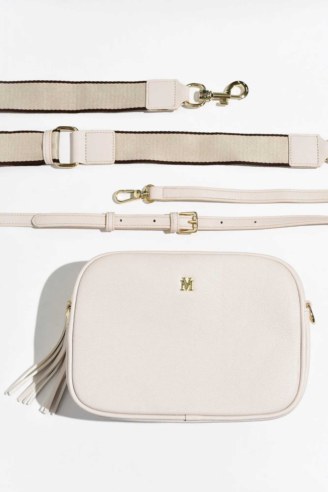 Donna Nude Crossbody Bag sold by Blue Bungalow