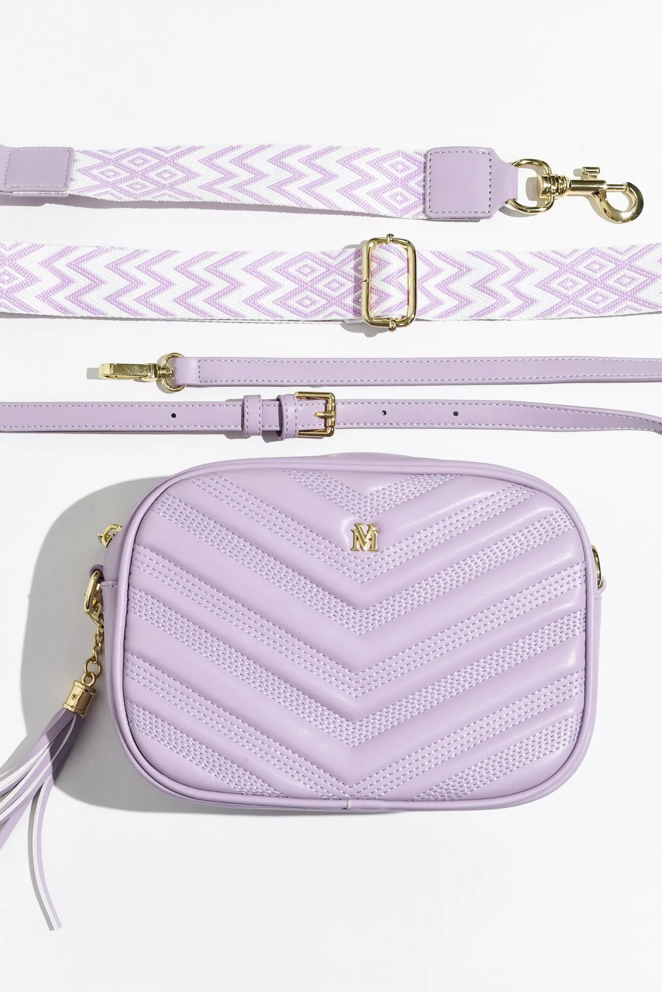 Nova Lilac Crossbody Bag sold by Blue Bungalow