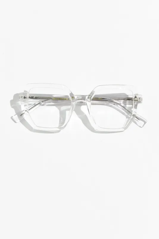 Lismore Clear Reading Glasses sold by Blue Bungalow