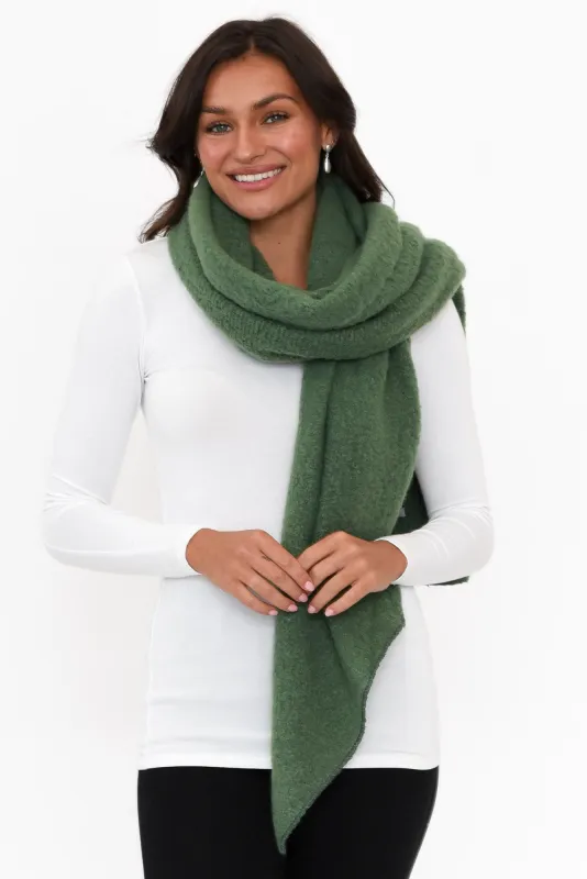 Alaina Green Scarf sold by Blue Bungalow