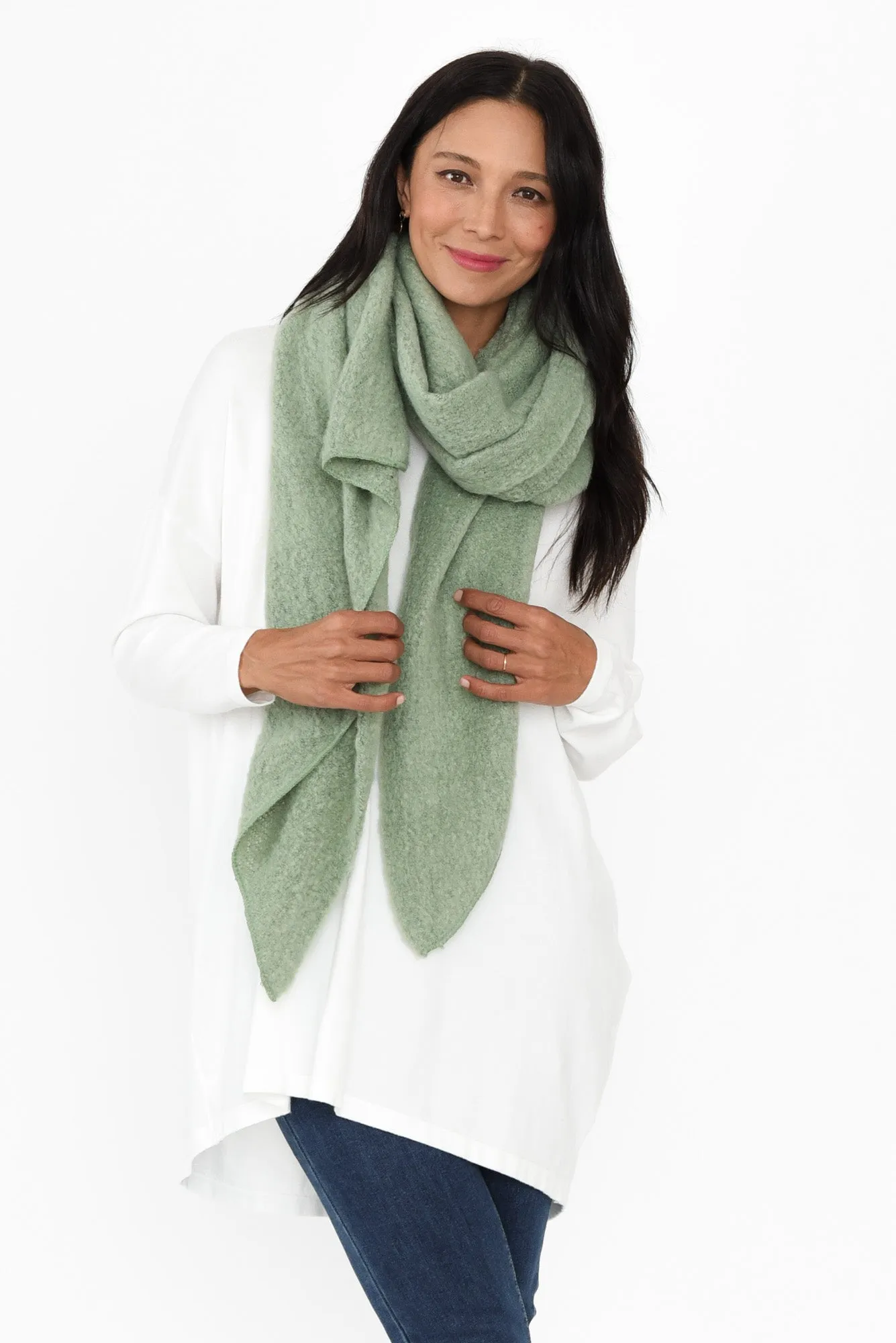 Alaina Sage Scarf sold by Blue Bungalow