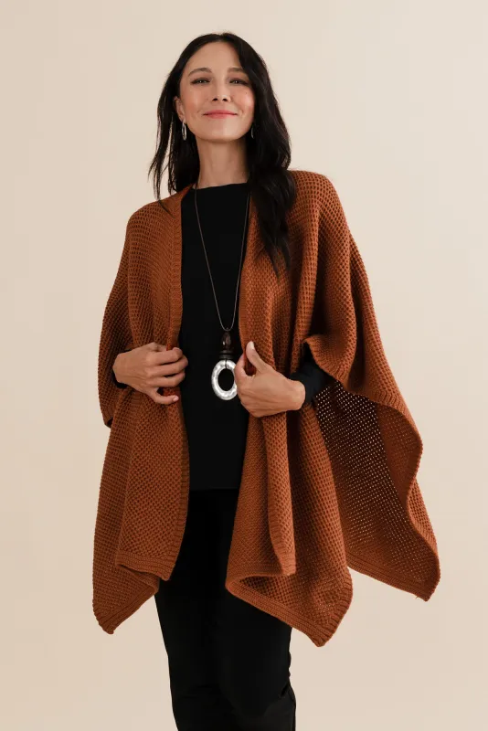 Edinburgh Rust Shawl sold by Blue Bungalow