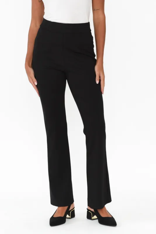 Carla Black Stretch Flare Pants sold by Blue Bungalow