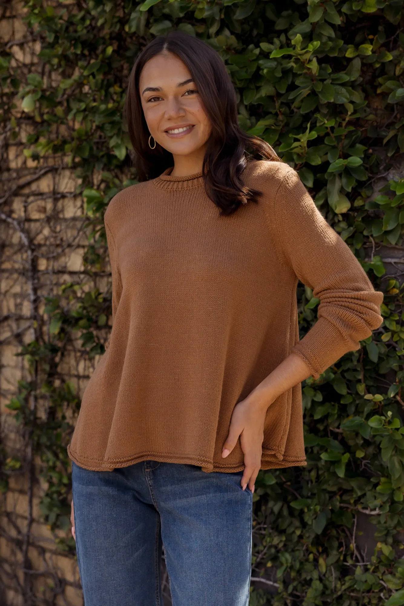 Loa Chocolate Knit Jumper sold by Blue Bungalow