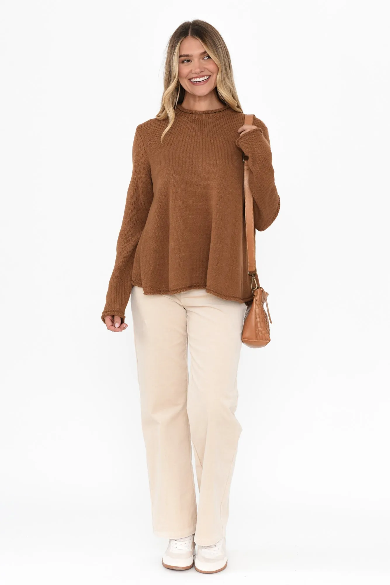 Loa Chocolate Knit Jumper sold by Blue Bungalow product image thumbnail 3
