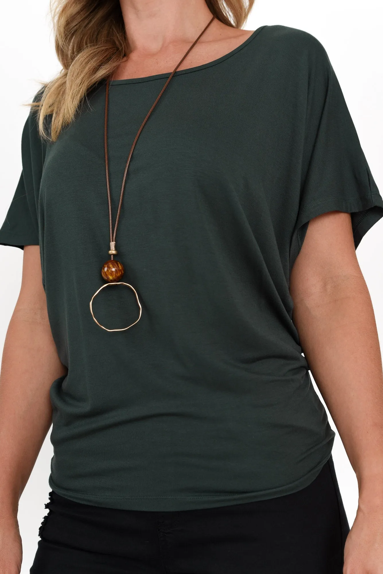 Dark Green Maui Tee sold by Blue Bungalow product image thumbnail 5
