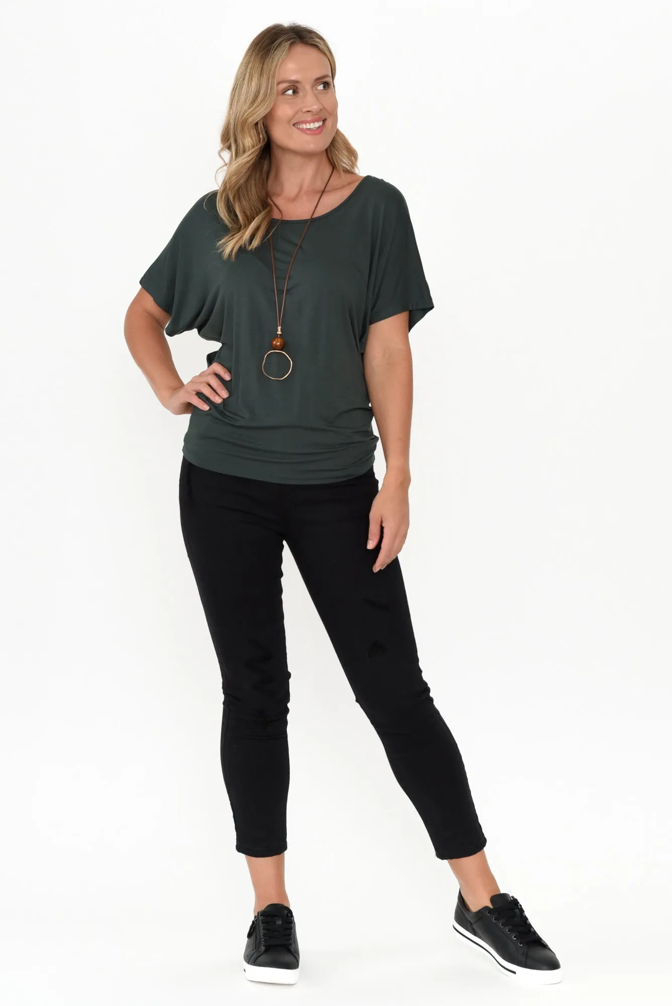 Dark Green Maui Tee sold by Blue Bungalow product image thumbnail 2