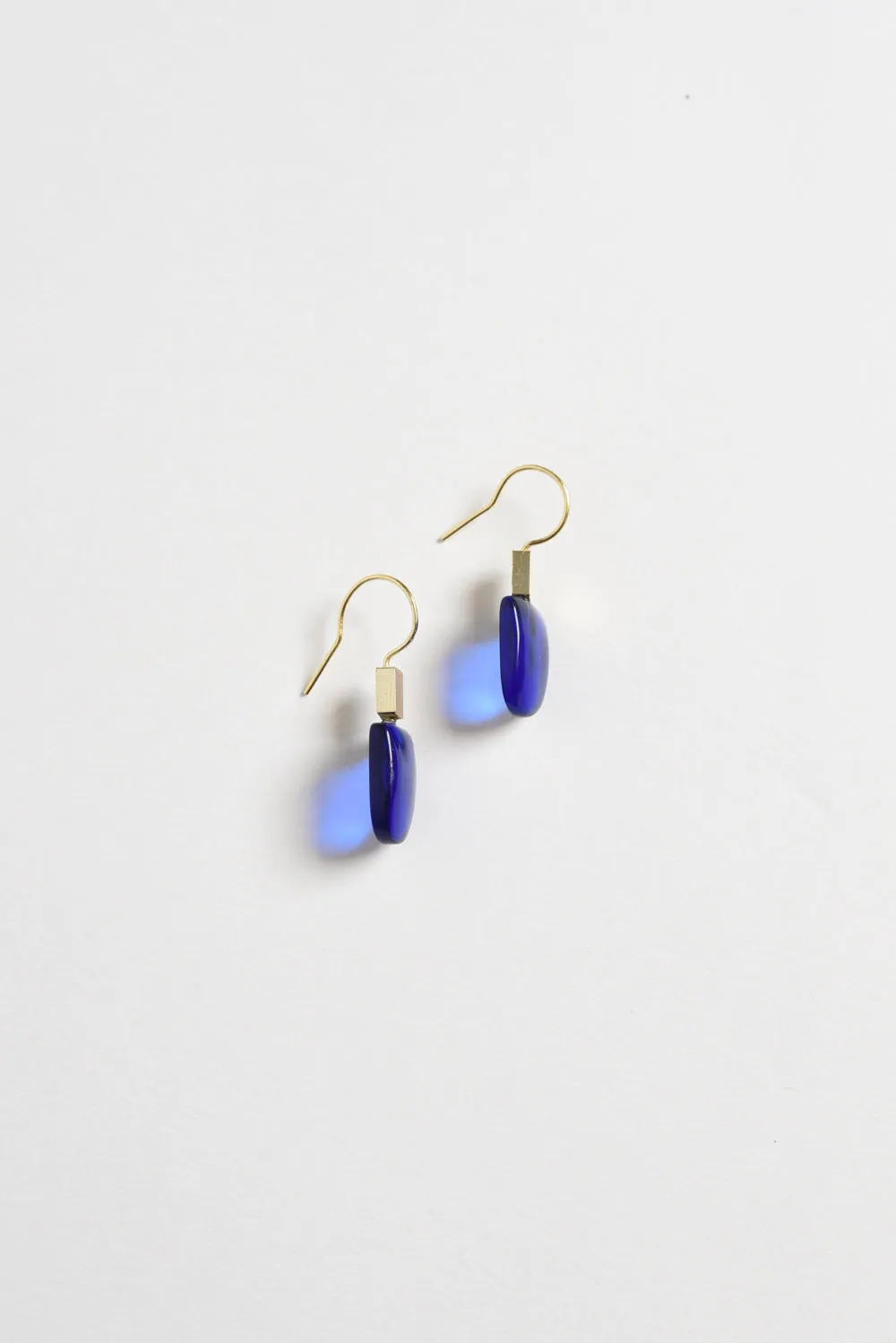 Toria Navy Stone Earrings sold by Blue Bungalow